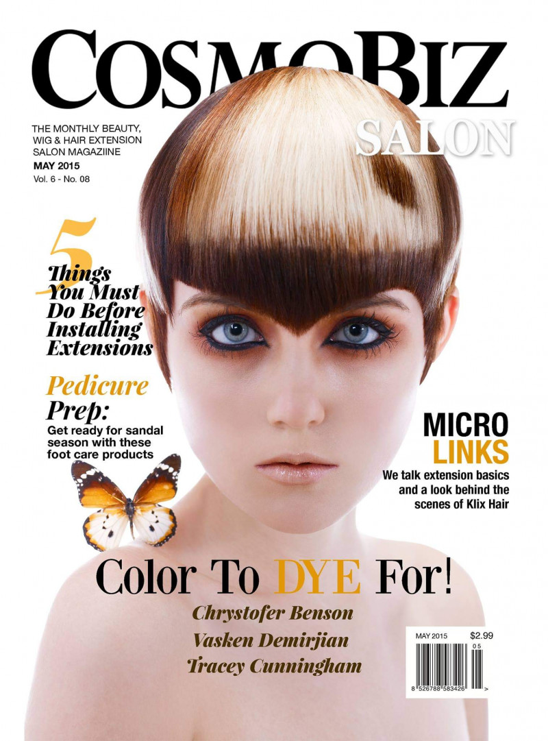  featured on the CosmoBiz Salon cover from May 2015