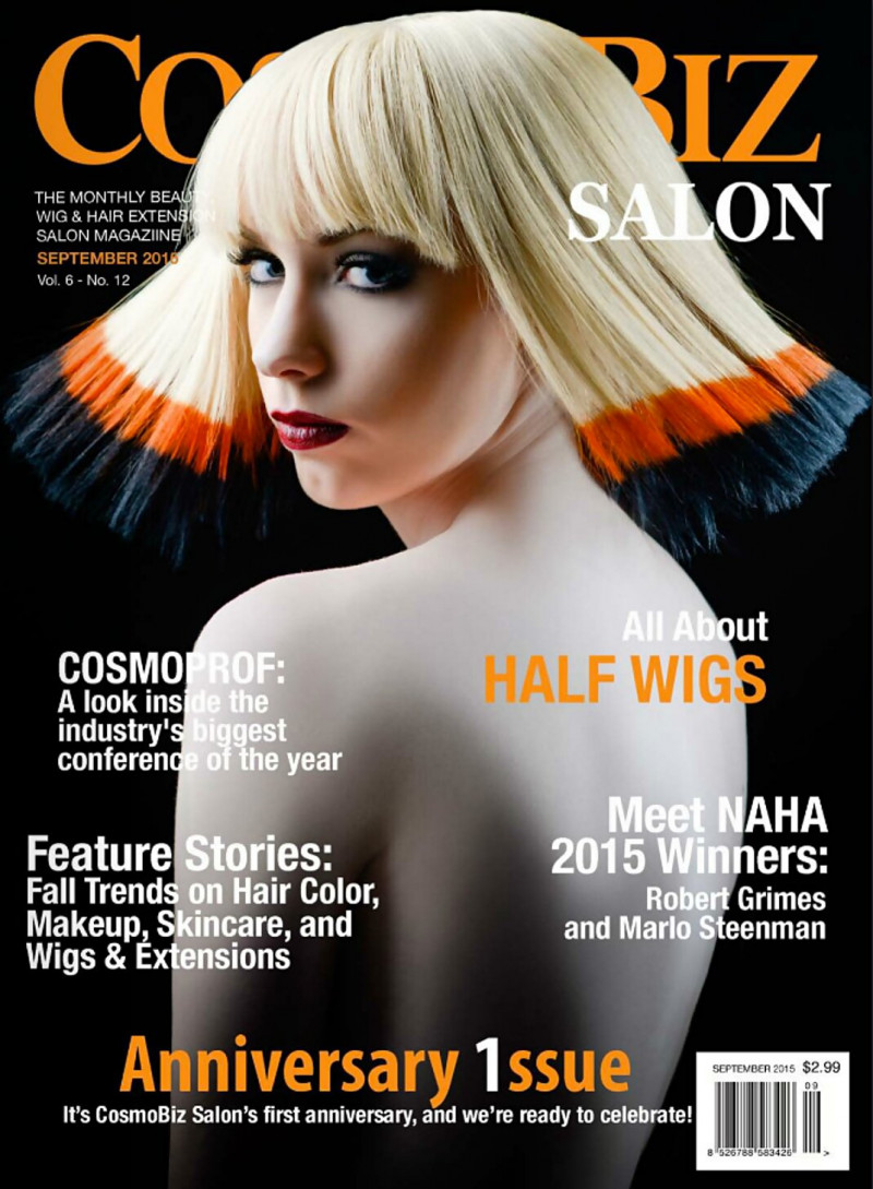  featured on the CosmoBiz Salon cover from September 2015