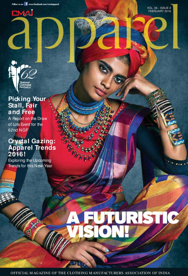  featured on the Apparel cover from February 2016