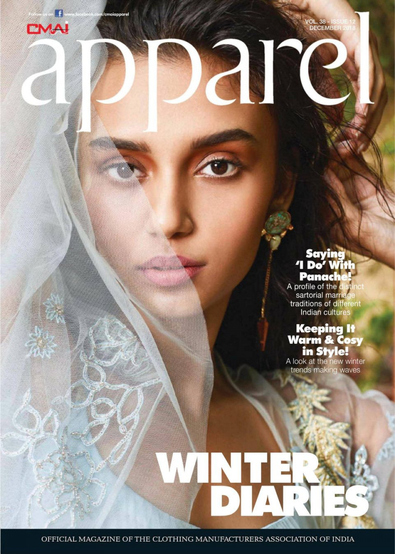  featured on the Apparel cover from December 2018