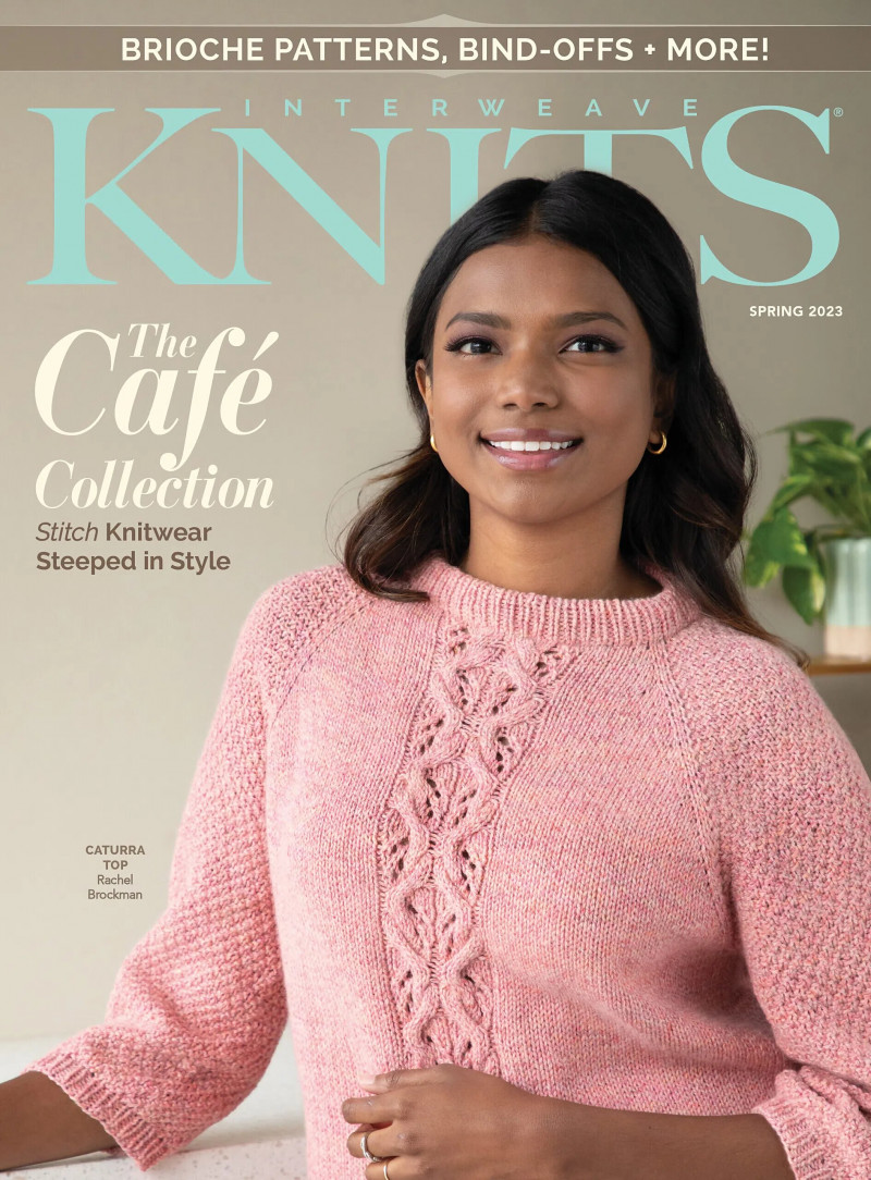  featured on the Interweave Knits cover from March 2023