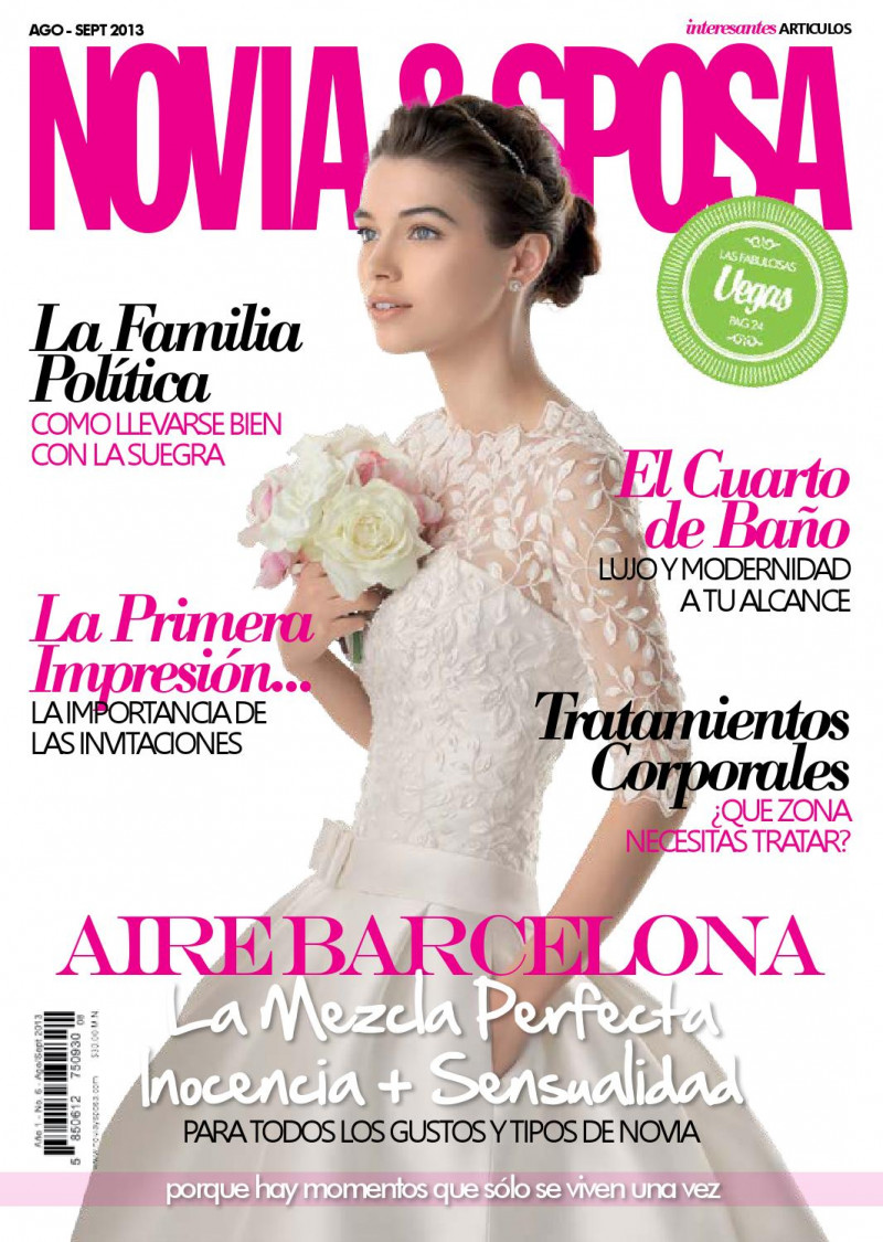  featured on the Novia & Sposa cover from August 2013