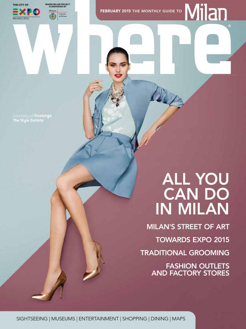  featured on the Where Milan cover from February 2015