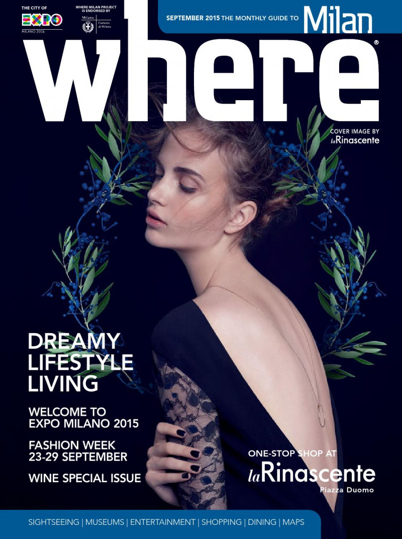  featured on the Where Milan cover from September 2015
