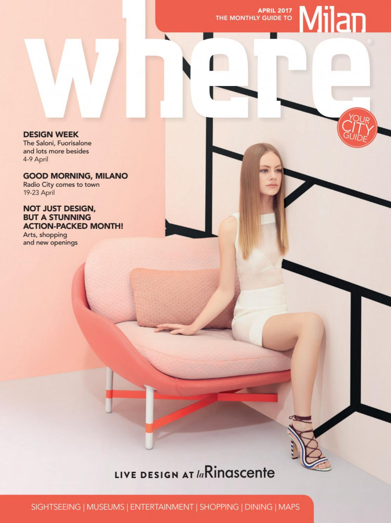  featured on the Where Milan cover from April 2017