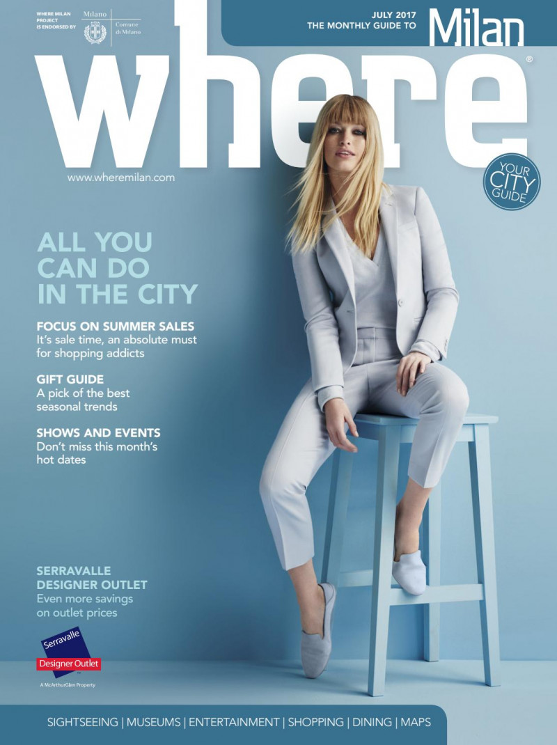  featured on the Where Milan cover from July 2017