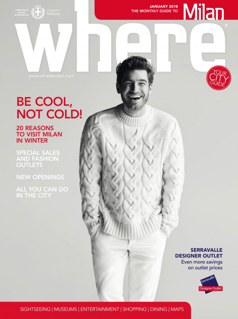  featured on the Where Milan cover from January 2018