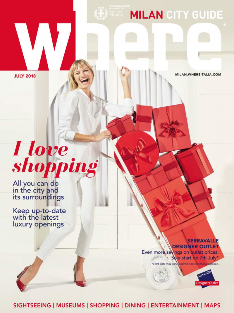  featured on the Where Milan cover from July 2018