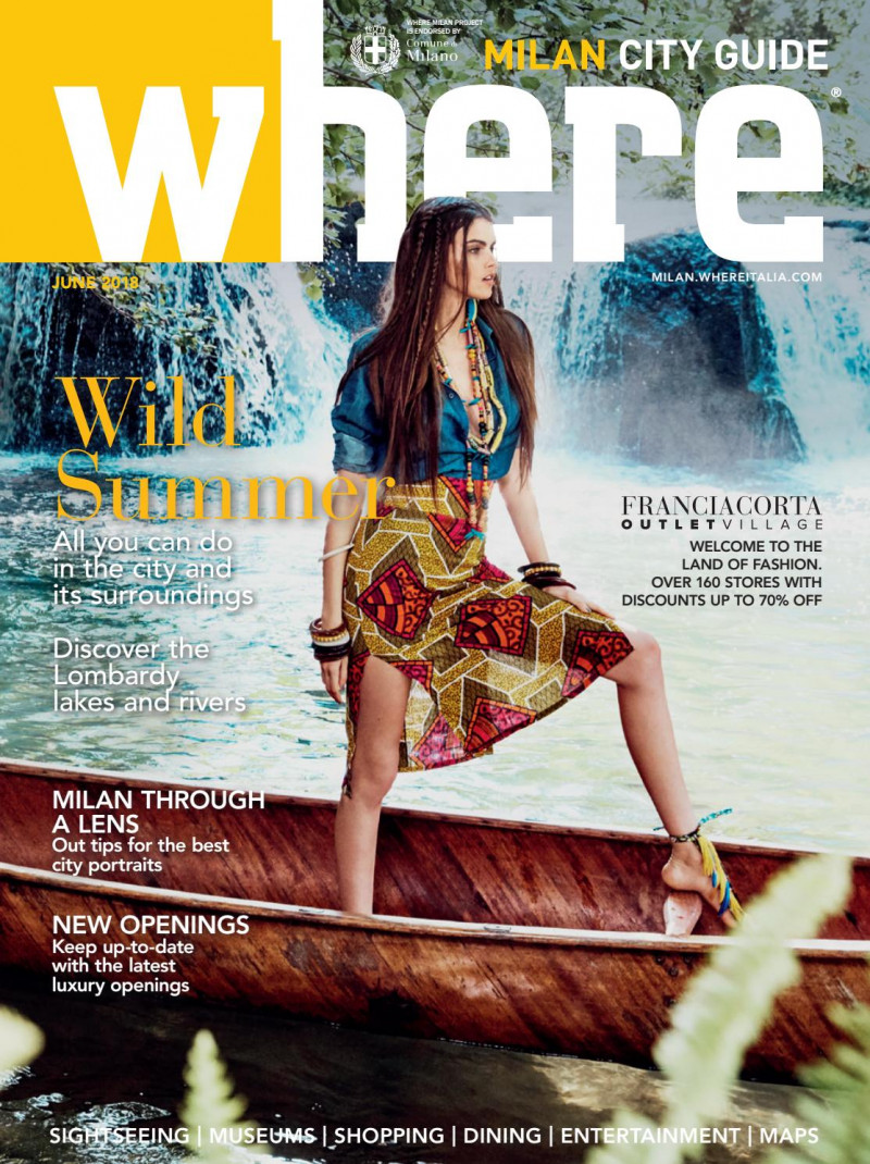 featured on the Where Milan cover from June 2018