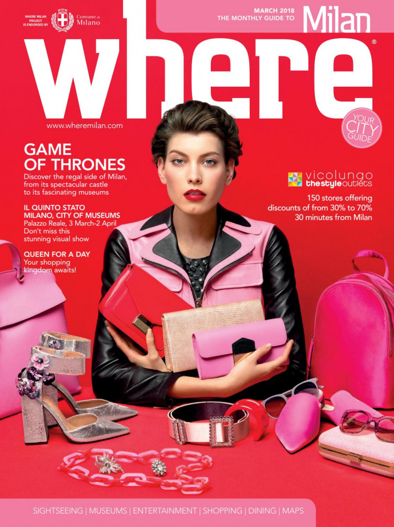  featured on the Where Milan cover from March 2018