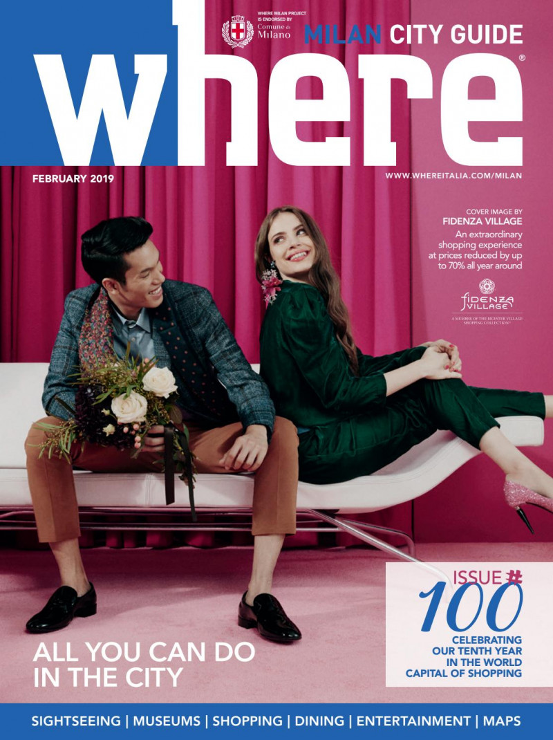  featured on the Where Milan cover from February 2019