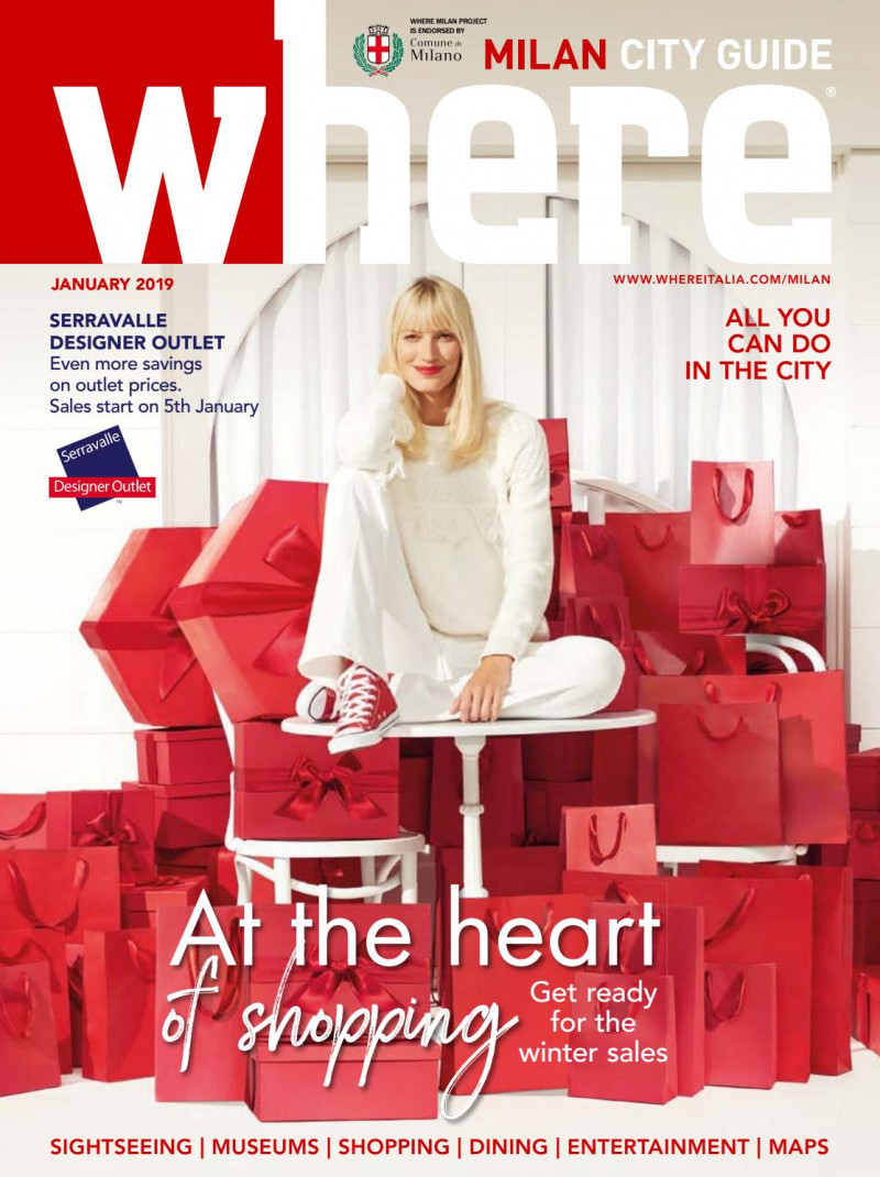  featured on the Where Milan cover from January 2019