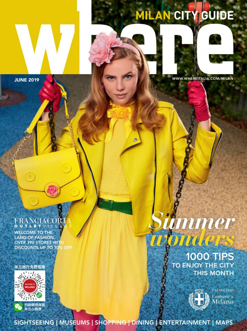  featured on the Where Milan cover from June 2019