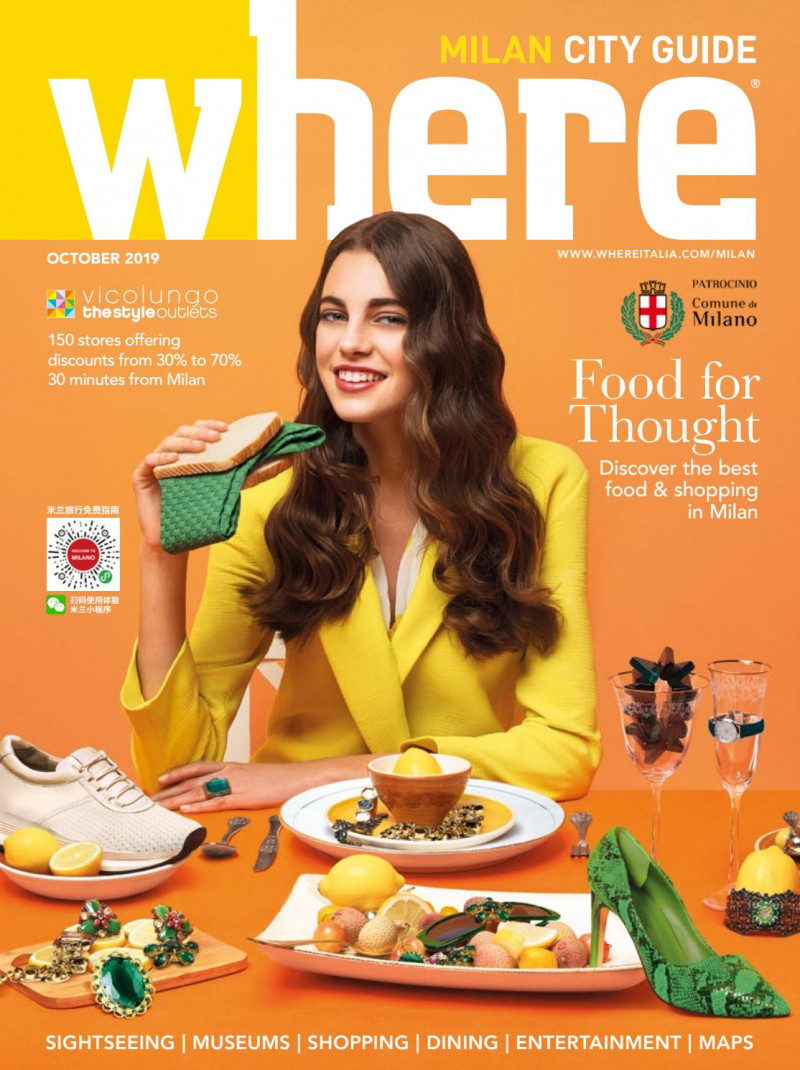  featured on the Where Milan cover from October 2019