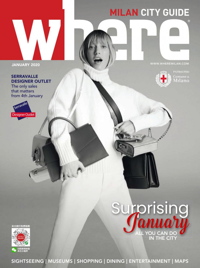  featured on the Where Milan cover from January 2020