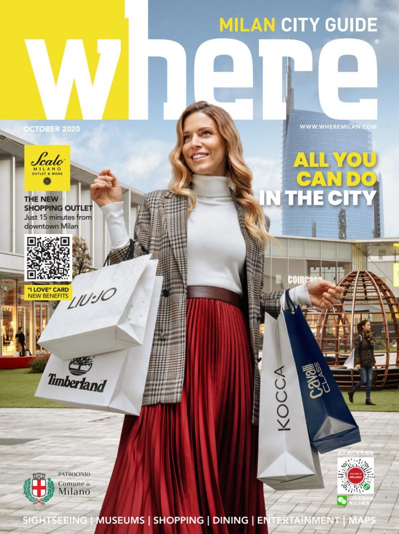  featured on the Where Milan cover from October 2020