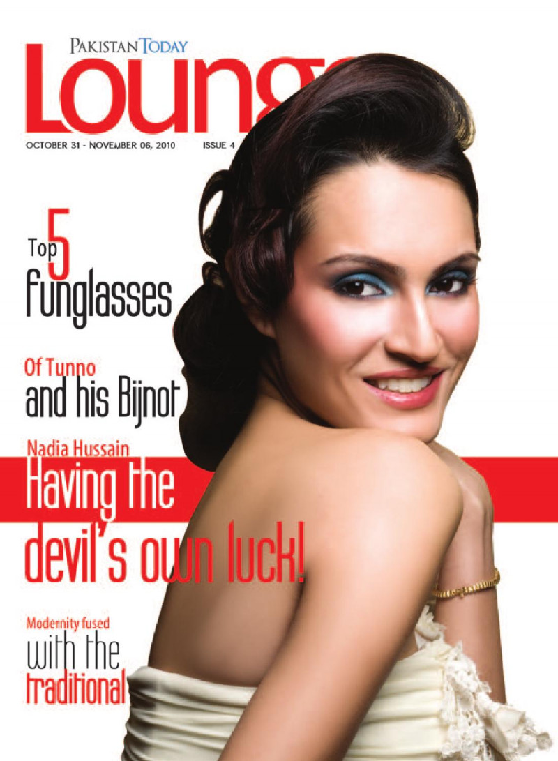  featured on the Pakistan Today Lounge cover from October 2010