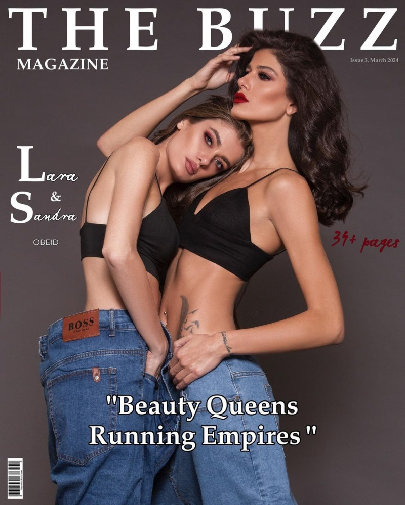Lara Obeid, Sandra Obeid featured on the The Buzz Magazine cover from March 2024