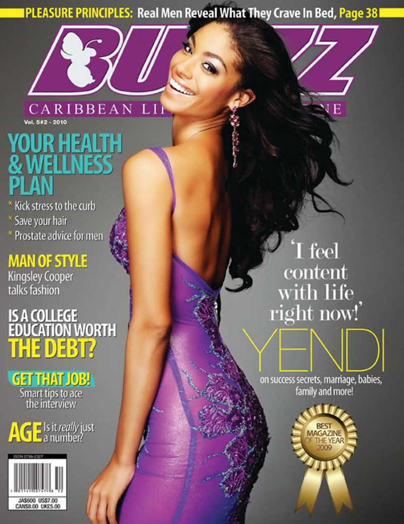  featured on the Buzzz Caribbean Lifestyle Magazine cover from September 2010