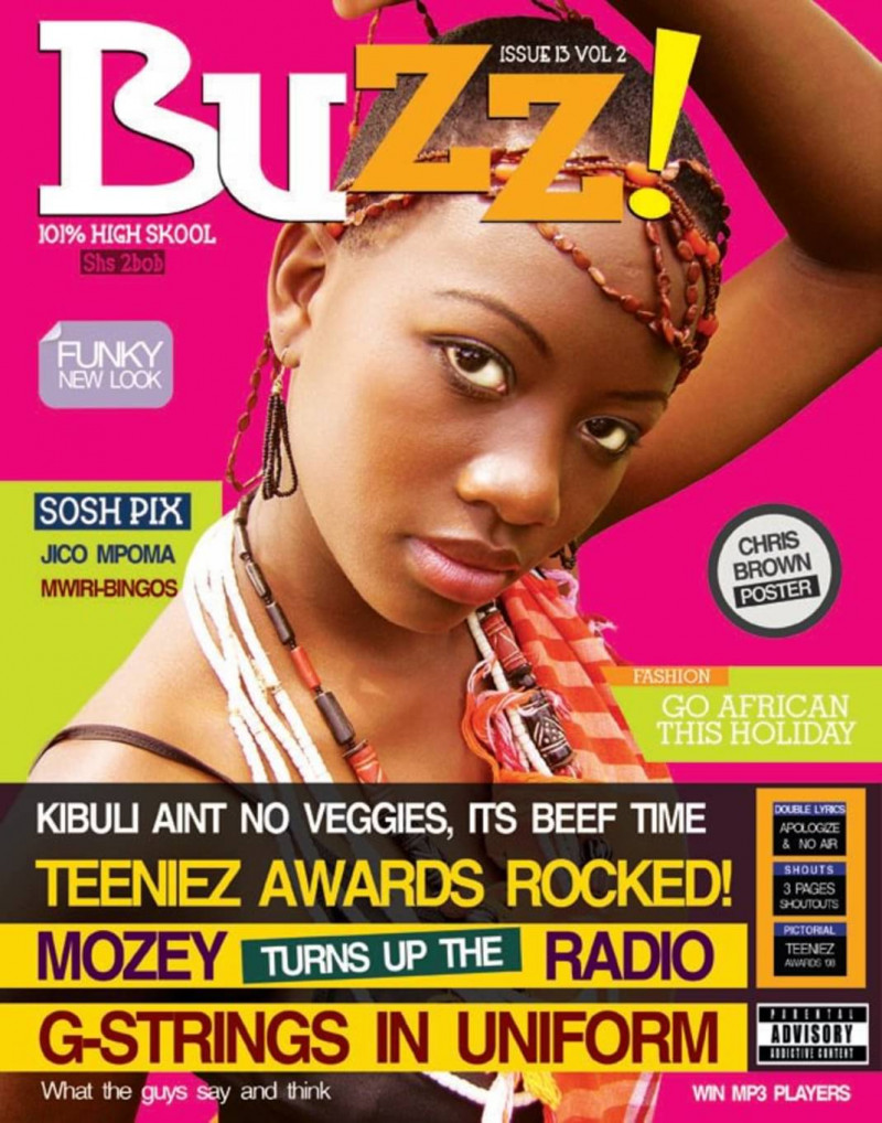 Diana Amanda Wesonga featured on the Buzz! cover from June 2008