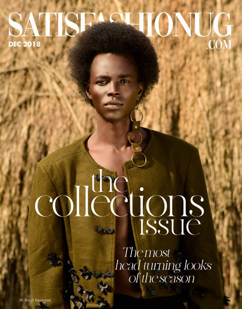 Kon Piom featured on the Satisfashion UG cover from December 2018
