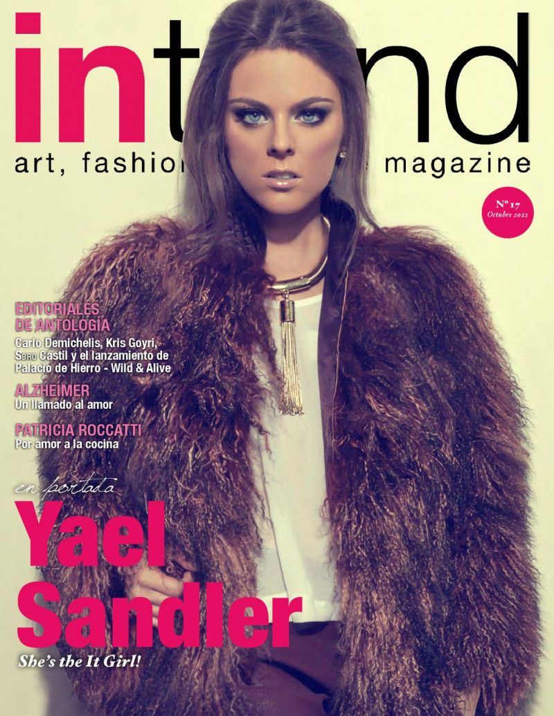 Yael Sandler featured on the In Trend Magazine cover from October 2012