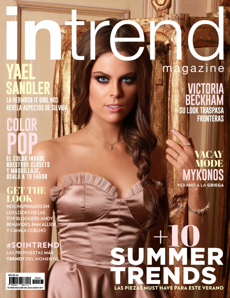 Yael Sandler featured on the In Trend Magazine cover from July 2017