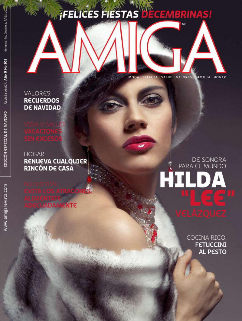 Hilda Velazquez featured on the Amiga Mexico cover from November 2011