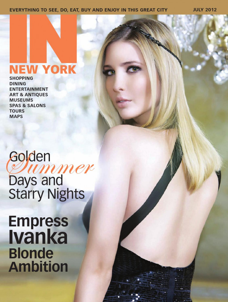 Ivanka Trump featured on the IN New York cover from July 2012