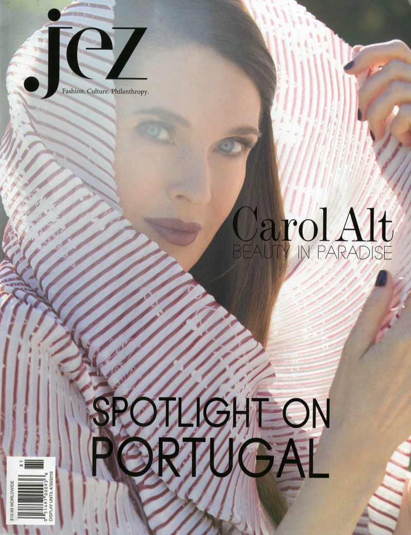 Carol Alt featured on the JEZ Magazine cover from February 2018