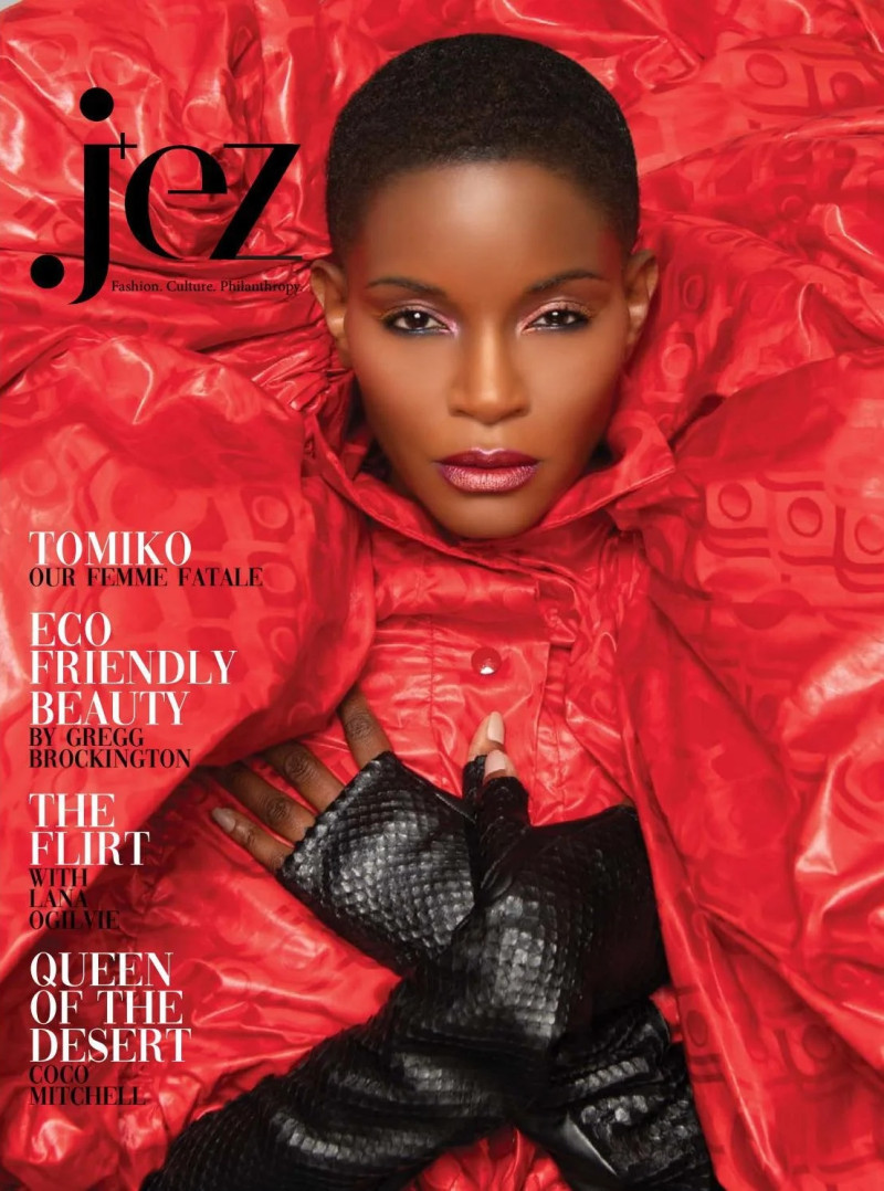 Tomiko Fraser featured on the JEZ Magazine cover from December 2021