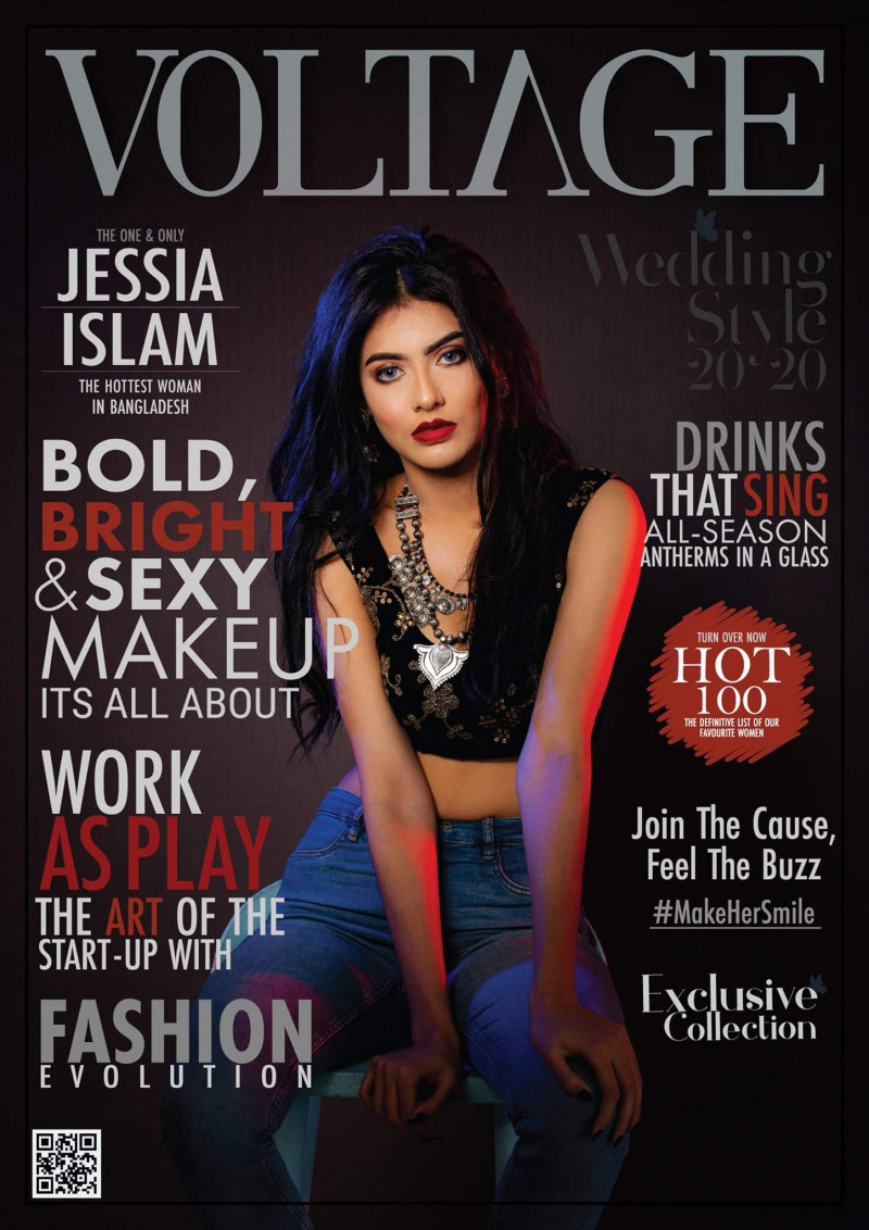 Jessia Islam featured on the Voltage cover from December 2020