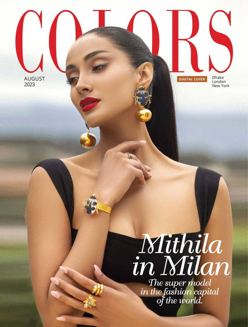 Tangia Zaman Methila featured on the Colors cover from August 2023