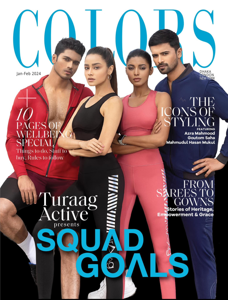 Mashiat, Emon, Arniira, Daud featured on the Colors cover from January 2024