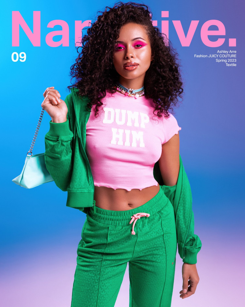 Ashley Arre featured on the Narrative. cover from March 2023