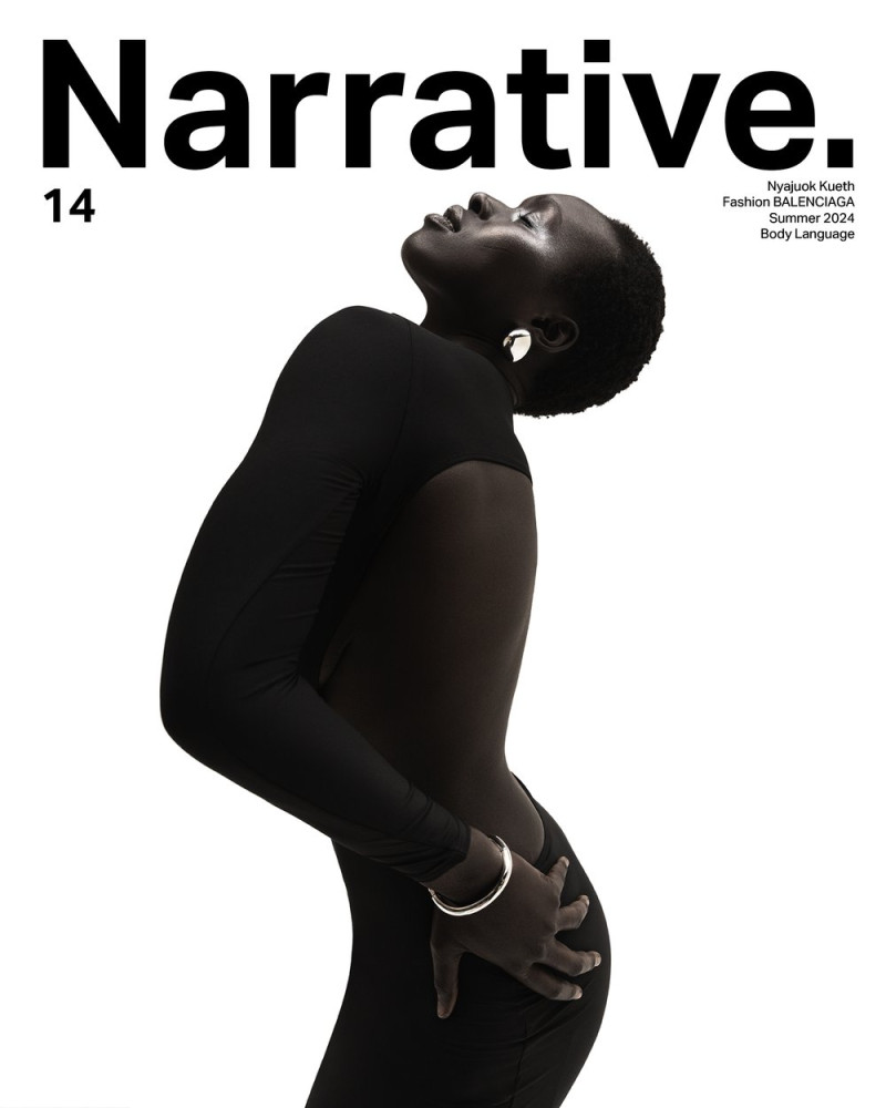 Nyajuok Kueth featured on the Narrative. cover from June 2024