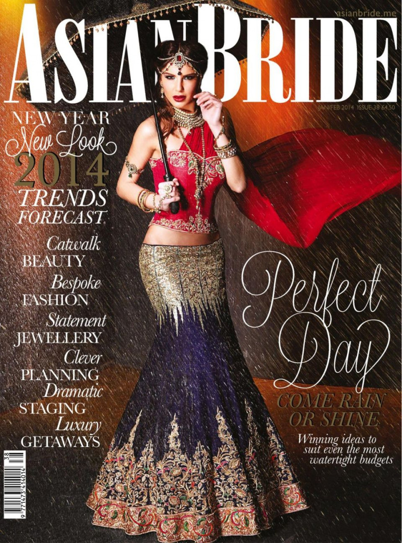  featured on the Asian Bride cover from January 2014