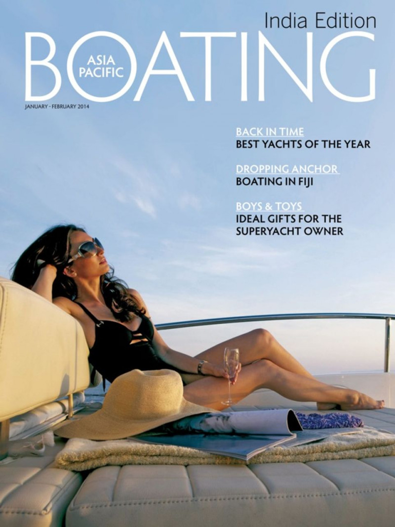  featured on the Asia Pacific Boating cover from January 2014