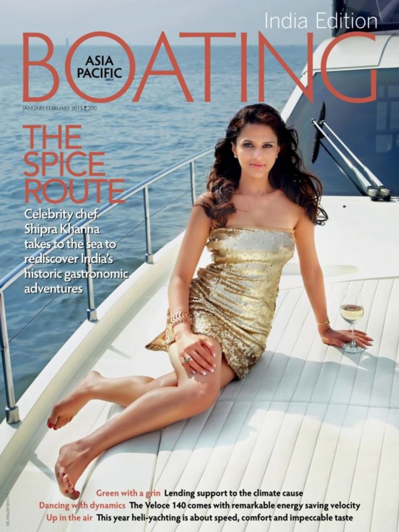  featured on the Asia Pacific Boating cover from January 2015