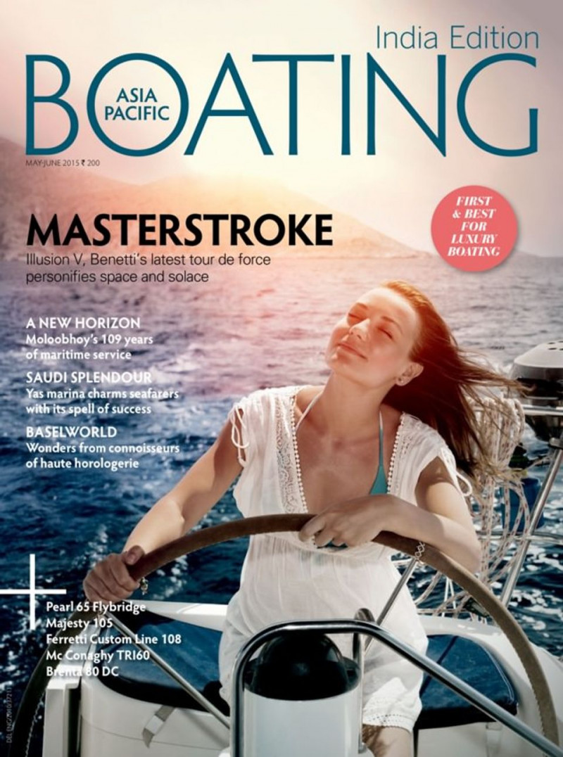  featured on the Asia Pacific Boating cover from May 2015