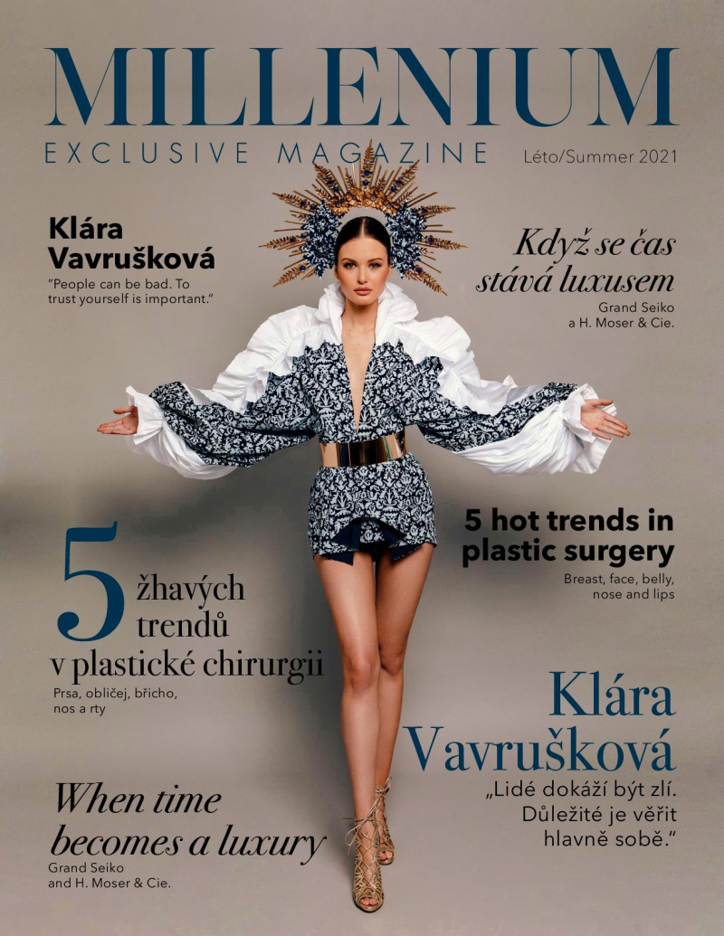 Klara Vavruskova featured on the Millennium cover from June 2021