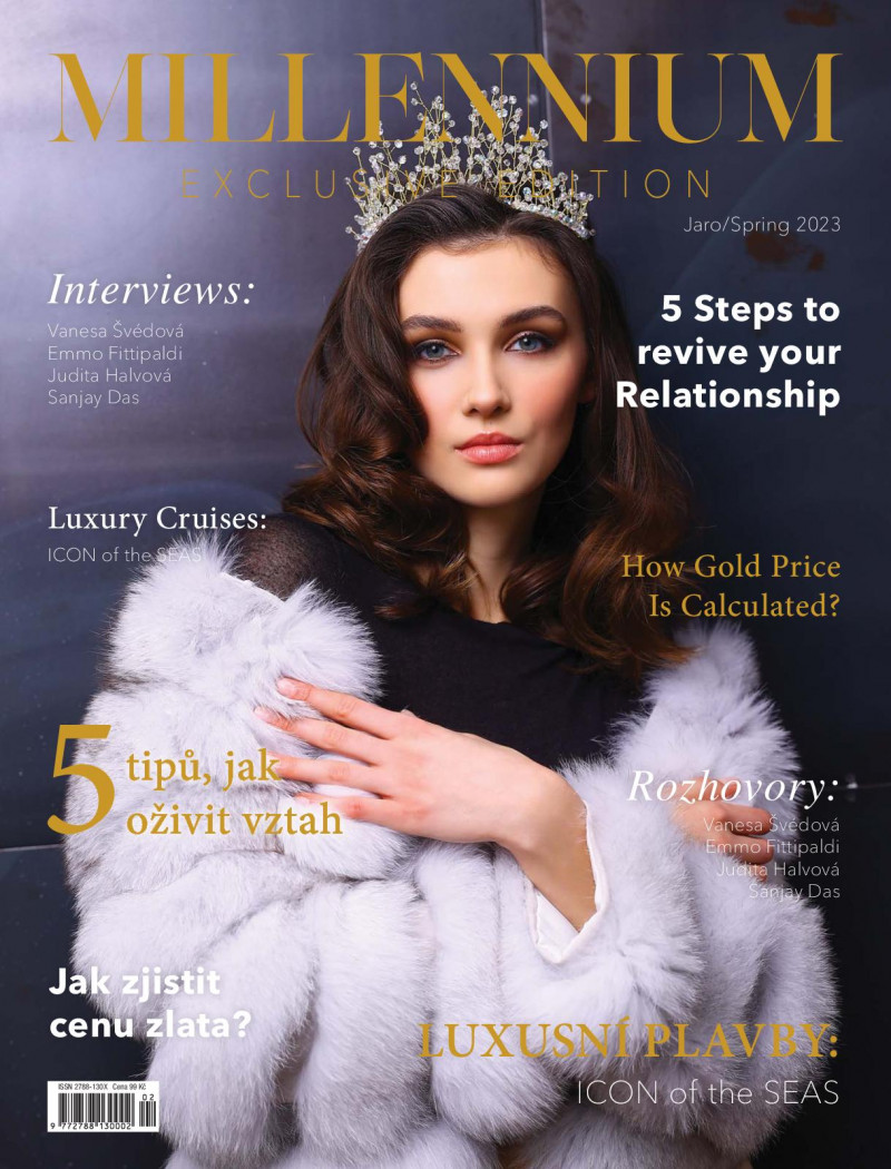 Vanesa Svedova featured on the Millennium cover from March 2023