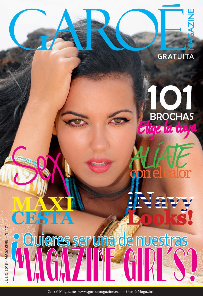 Melania Gonzalez featured on the Garoe Magazine cover from July 2013