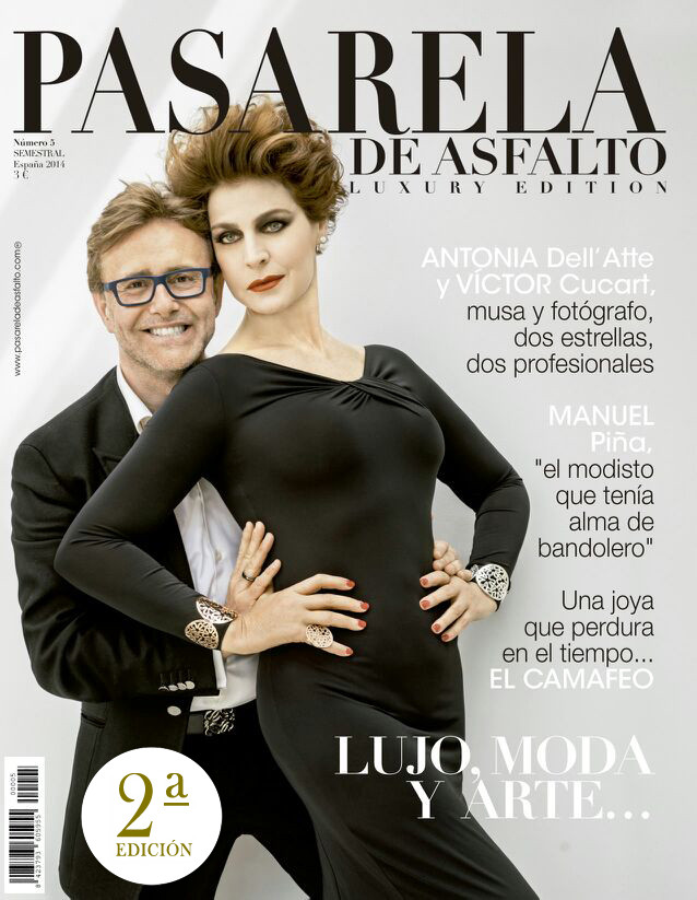 Victor Cucart featured on the Pasarela de Asfalto cover from July 2014