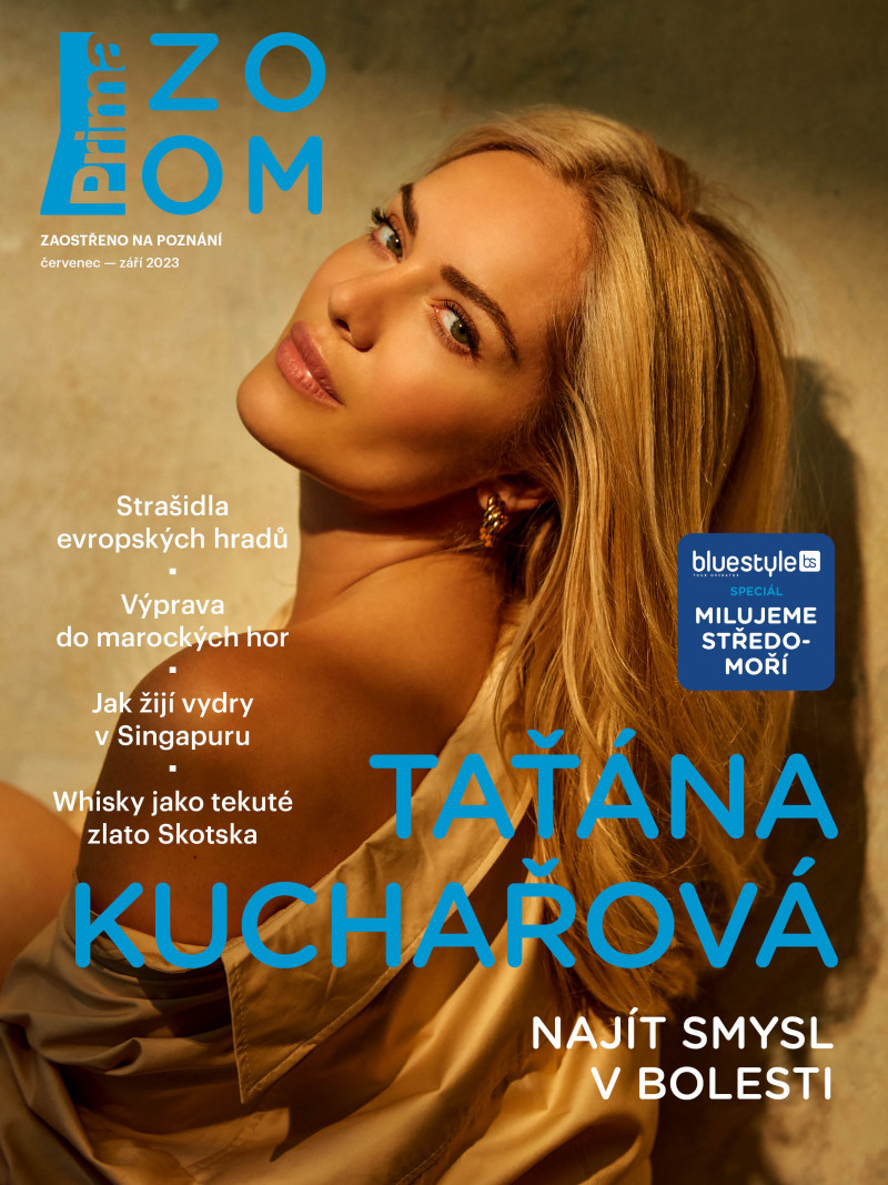 Tatana Kucharova featured on the Prima Zoom cover from July 2023