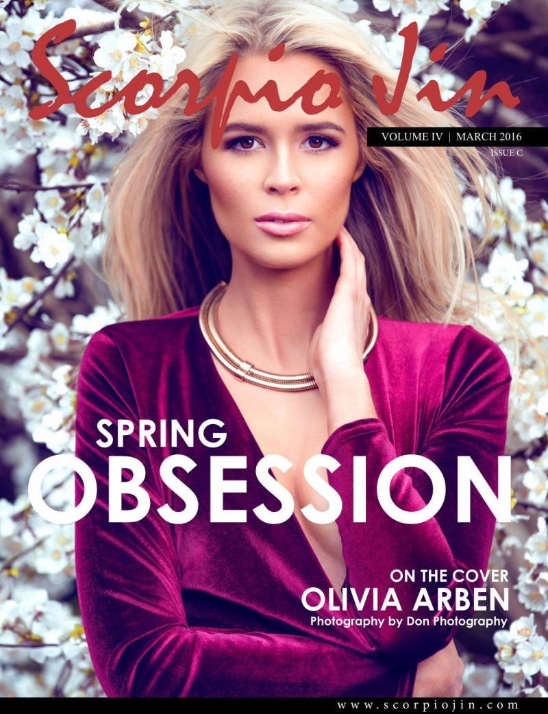 Olivia Arben featured on the Scorpio Jin cover from March 2016