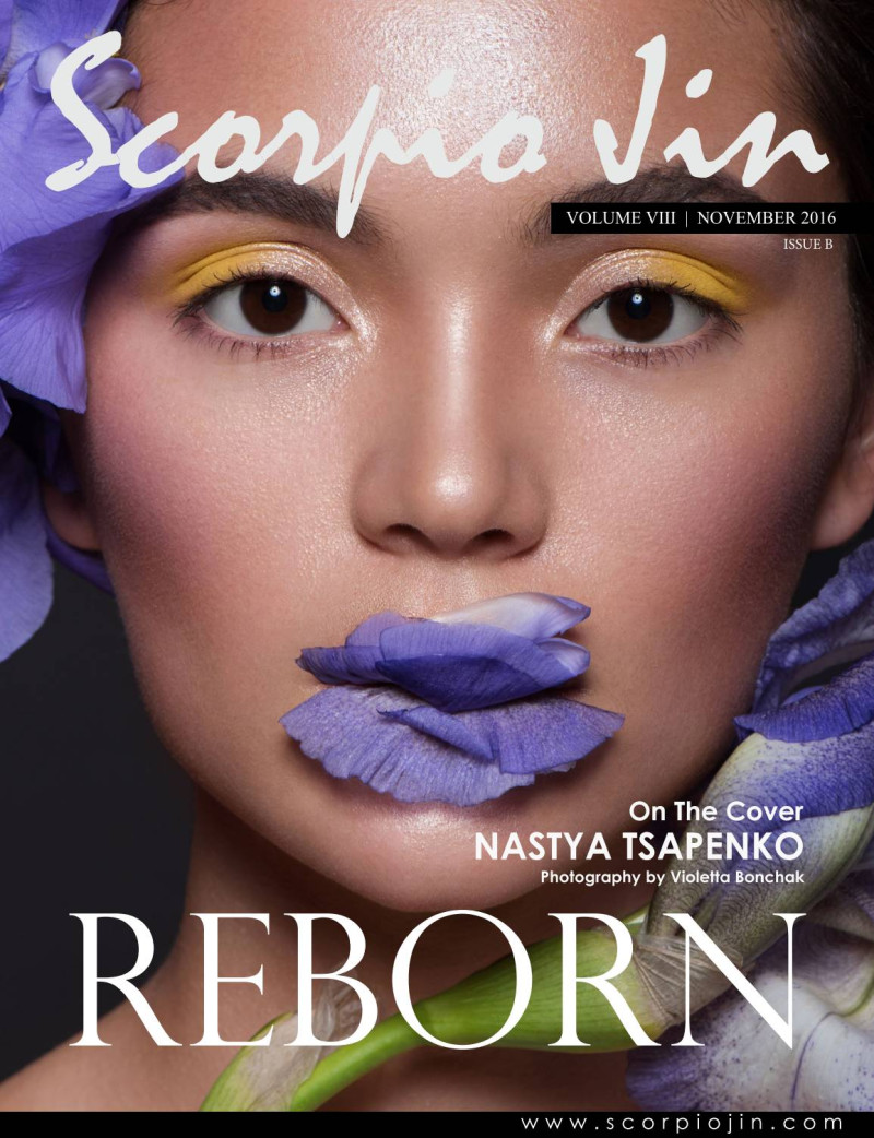 Nastya Tsapenko featured on the Scorpio Jin cover from November 2016