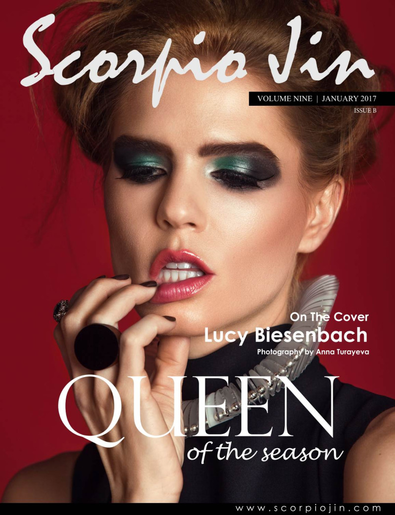 Lucy Biesenbach featured on the Scorpio Jin cover from January 2017