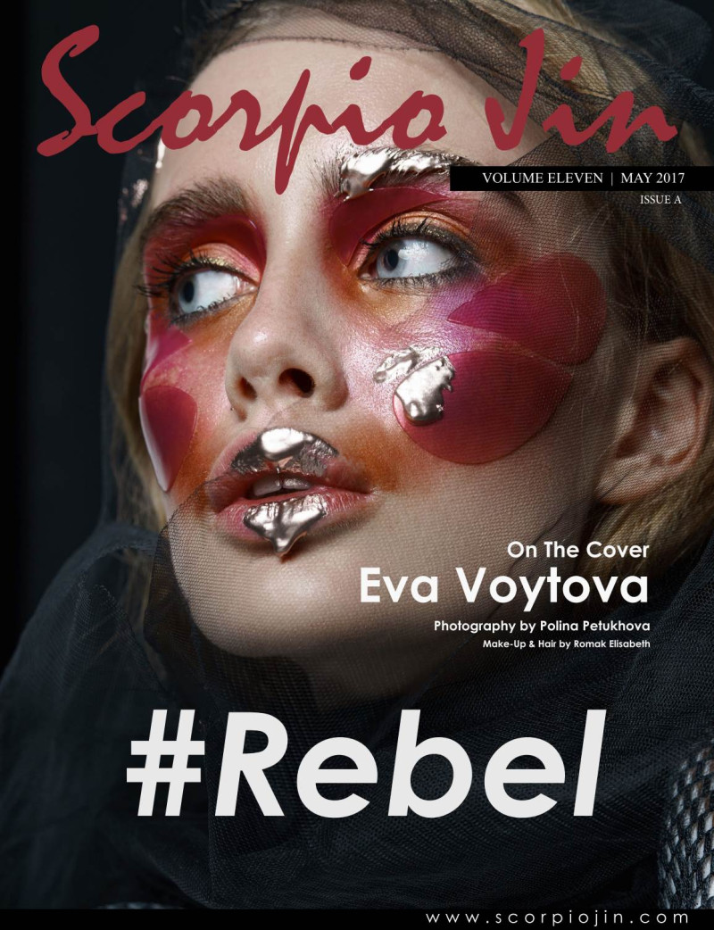 Eva Voytova featured on the Scorpio Jin cover from May 2017