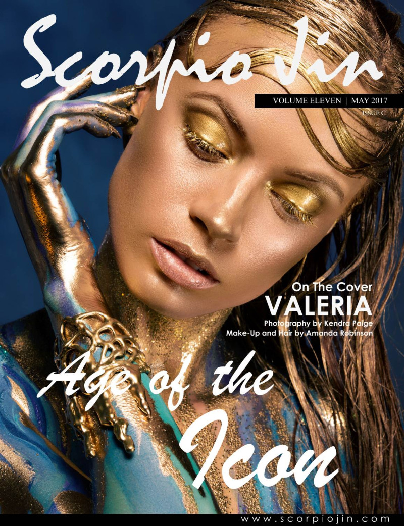 Valeria featured on the Scorpio Jin cover from May 2017